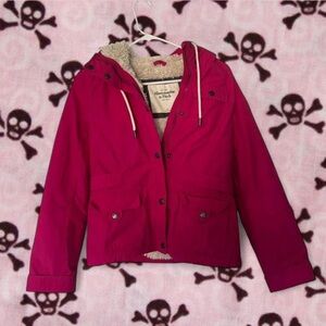 Abercrombie & Fitch Sherpa Lined Jacket